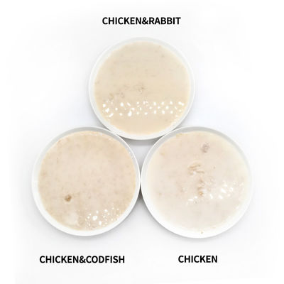 Katzen Snacks Huhn Kaninchen Kabeljau Hundesüßigkeiten Ziegenmilch Pulver Tasche Katze Nasskost