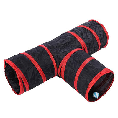 Sicher und langlebig Klappbares Tier Tunnel Polyester Ausdehnbares Katzenzelt Interaktives Spielzeug