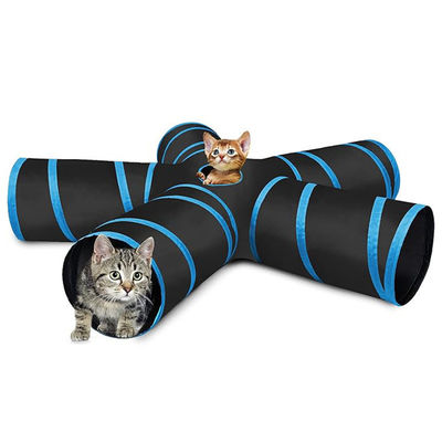 Stil beliebt Klappbare weiche Katze Kreis Tunnel Spielzeug Quadrat abnehmbare Filz Katze Kratzer Tunnel