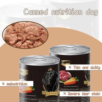 375g Nasse Konservenfutter Katze Hund Welpe Kätzchen mit pflanzlichen Zutaten aus Tiernahrung