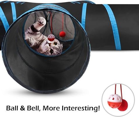 Sicher und langlebig 3 Way 4 Way 5 Way Katzen Tunnel Spielzeug mit dem Vorteil der weichen umweltfreundlichen