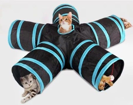 Sicher und langlebig 3 Way 4 Way 5 Way Katzen Tunnel Spielzeug mit dem Vorteil der weichen umweltfreundlichen