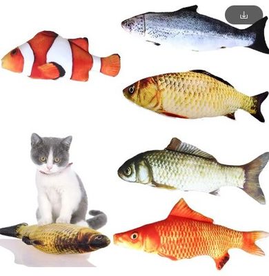 Catnip Plush Elektrobewegtes Fisch-Katz-Spielzeug für nachhaltige und interaktive Spielzeit