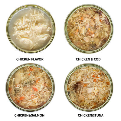 Eiweißgeschnittenes Huhn und Lachs Konservenrezept Katzenfutter für 170g Katzen Spezialdiät