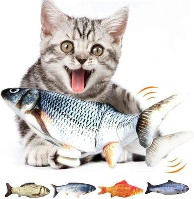 Interaktives Katzenspielzeug Realisches Floppfische Katzenkraut Katzenspielzeug für kleine Tiere