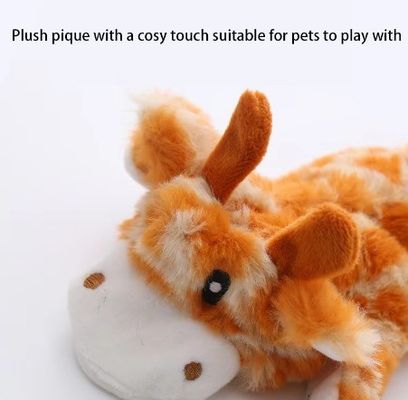 Spielerische Hunde-Spielzeuge Tierprodukte Cartoon niedlich keine Stoffung Tier Schale Langlebig Interaktiv