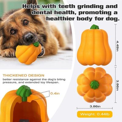 TPR Pumpkin Ball Shake macht Kichern Interaktives Hunde-Spielzeug für Herding und Training