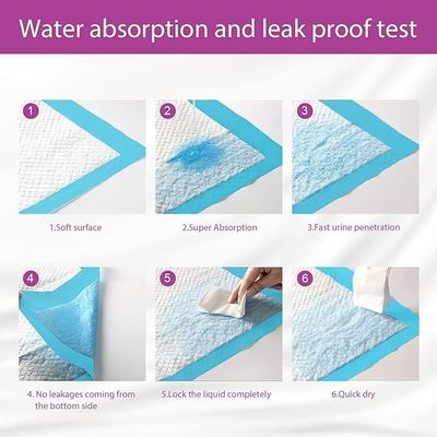 Einweg-Wasserdichte-Pads für Welpen Schnelltrocknung Urinabsorption 56*56cm