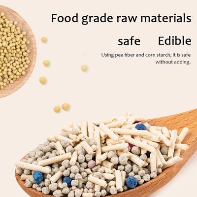 Weicher Sand biologisch abbaubarer Tofu Katzenmüll mit niedrigem Spurenvermögen und starkem Klumpenvermögen