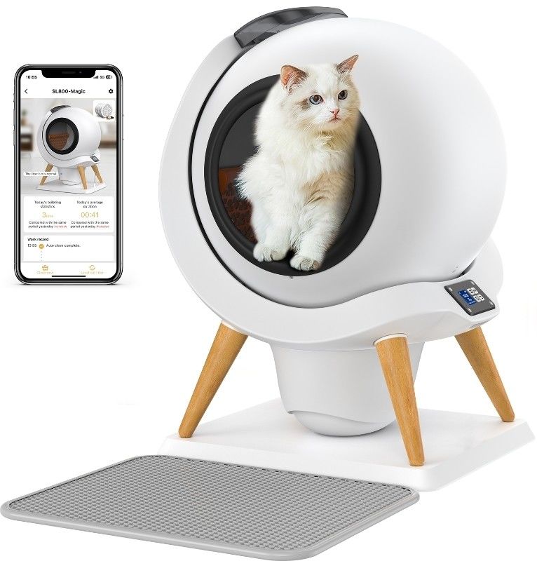 Große selbstreinigende Katzentoilettenschale in Holzmöbeln für ODM-Designs eingeschlossen