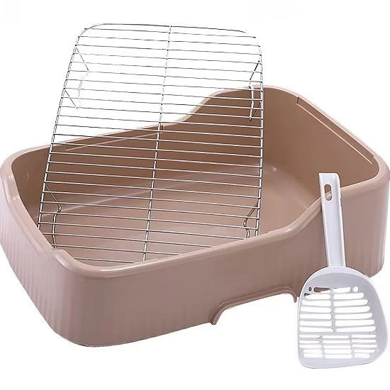 Bequeme Innenhunde-Potty-Bett ohne Leck-Leck-Schutzwand und leicht sauberes Design