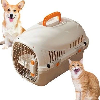 Tragbarer Koffer für Haustiere 5-10 kgTransportkäfig Katzenluftkasten Haustierkäfig Hund Haustierträger