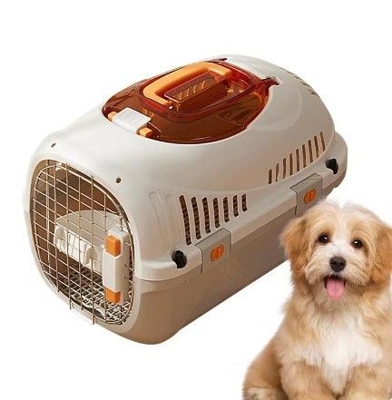 Metal Portable Pet Travel Carrier Festmuster für Katzentransport und Langlebigkeit