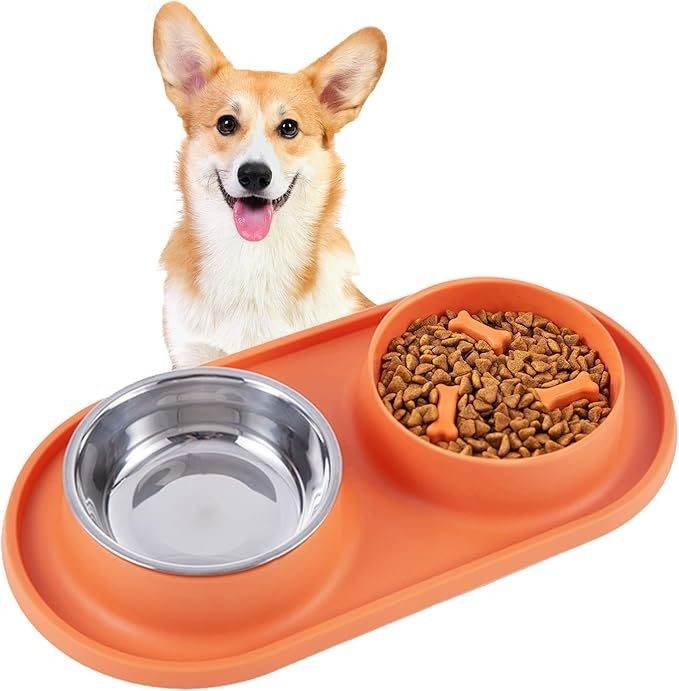 Langsam fütternde Hundefutterschüssel mit verschüttungsfreiem Design und umweltfreundlichem Vorteil