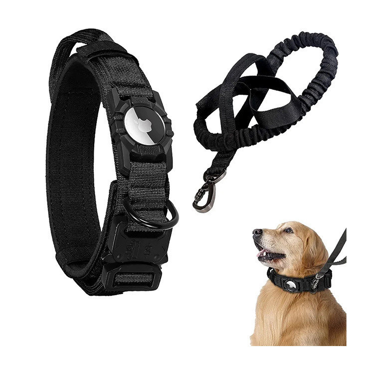 Personalisierter GPS-Tracker Air Tag Hundehalsband mit verstellbarem Nylon und schwerem Design