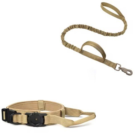 Reflektierendes Nylon-Hundehalsband Einstellbares GPS-Training-Halsband mit Airtag-Halter