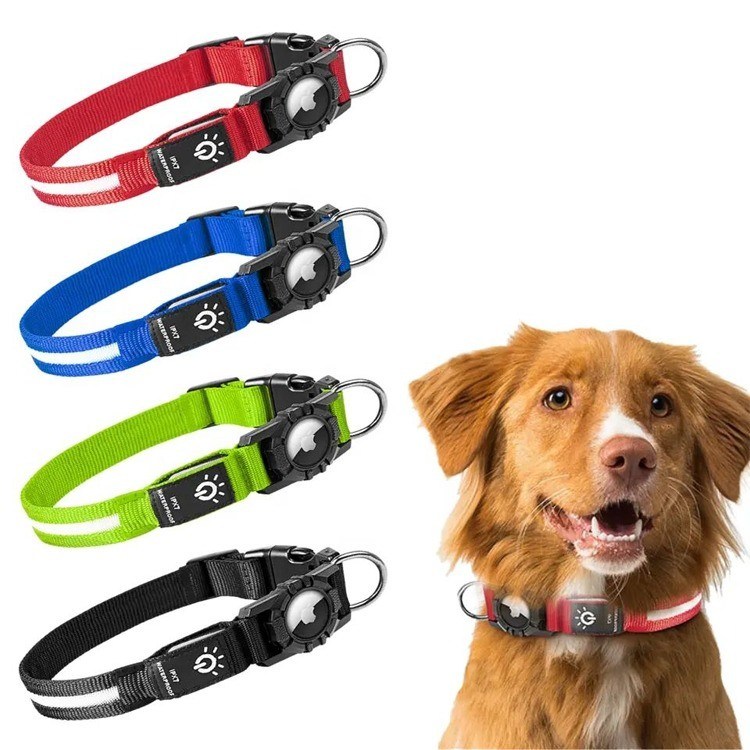 Verstellbares USB-Wiederaufladbares Superhelles Sicherheitslicht Led Hundehalsband für aktive Hunde