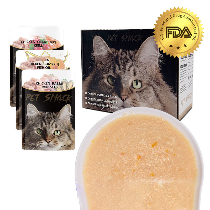 Tierarzneimittel Protein Hühnerbrust Gefrieren Getrocknet Konserven Nassfutter für Hunde und Katzen