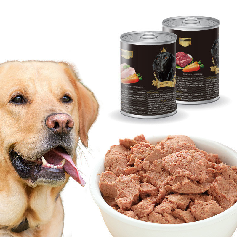 375g Nasse Konservenfutter Katze Hund Welpe Kätzchen mit pflanzlichen Zutaten aus Tiernahrung